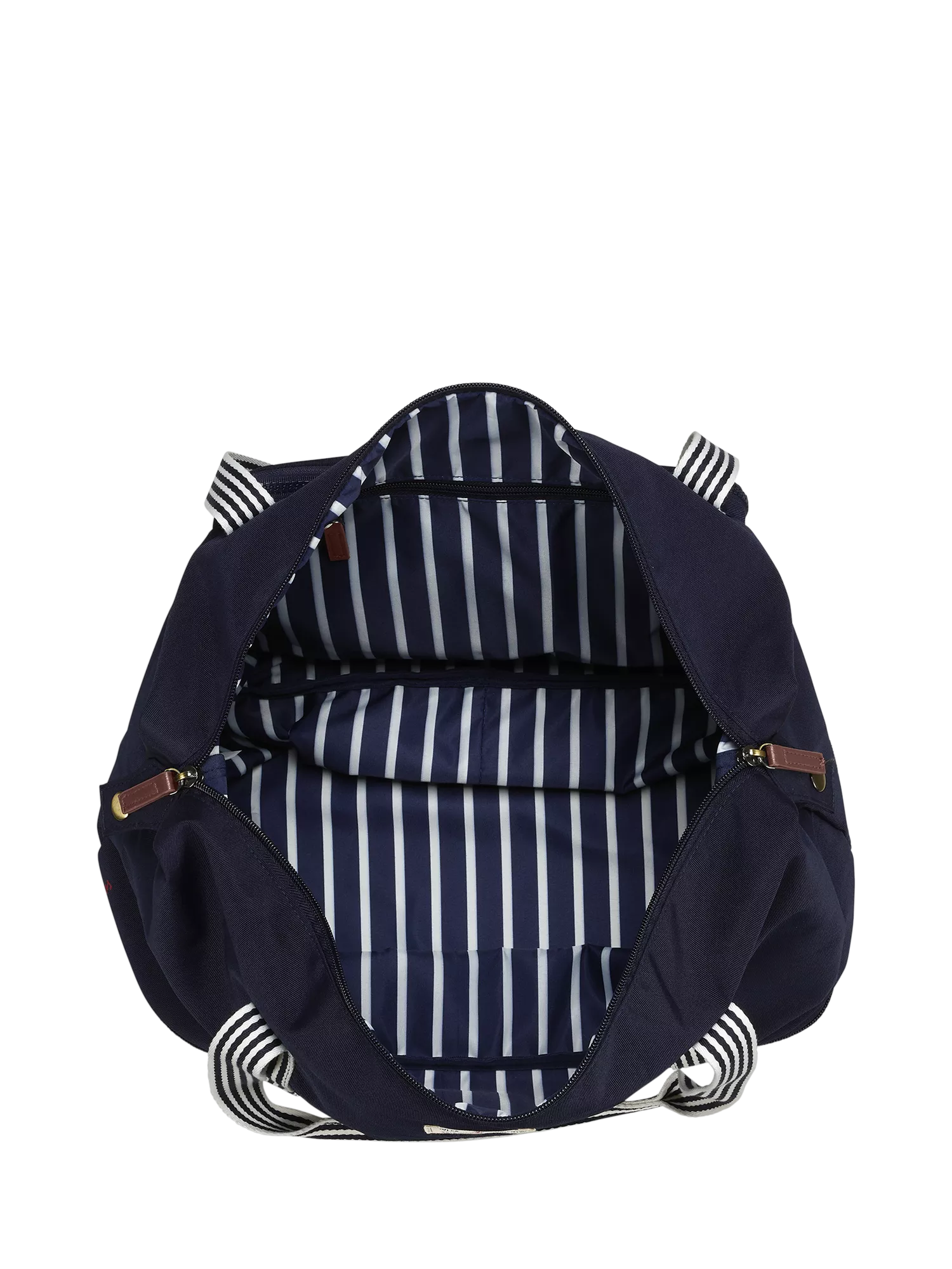 Joules packable duffle bag French Navy recycled polyester - British product