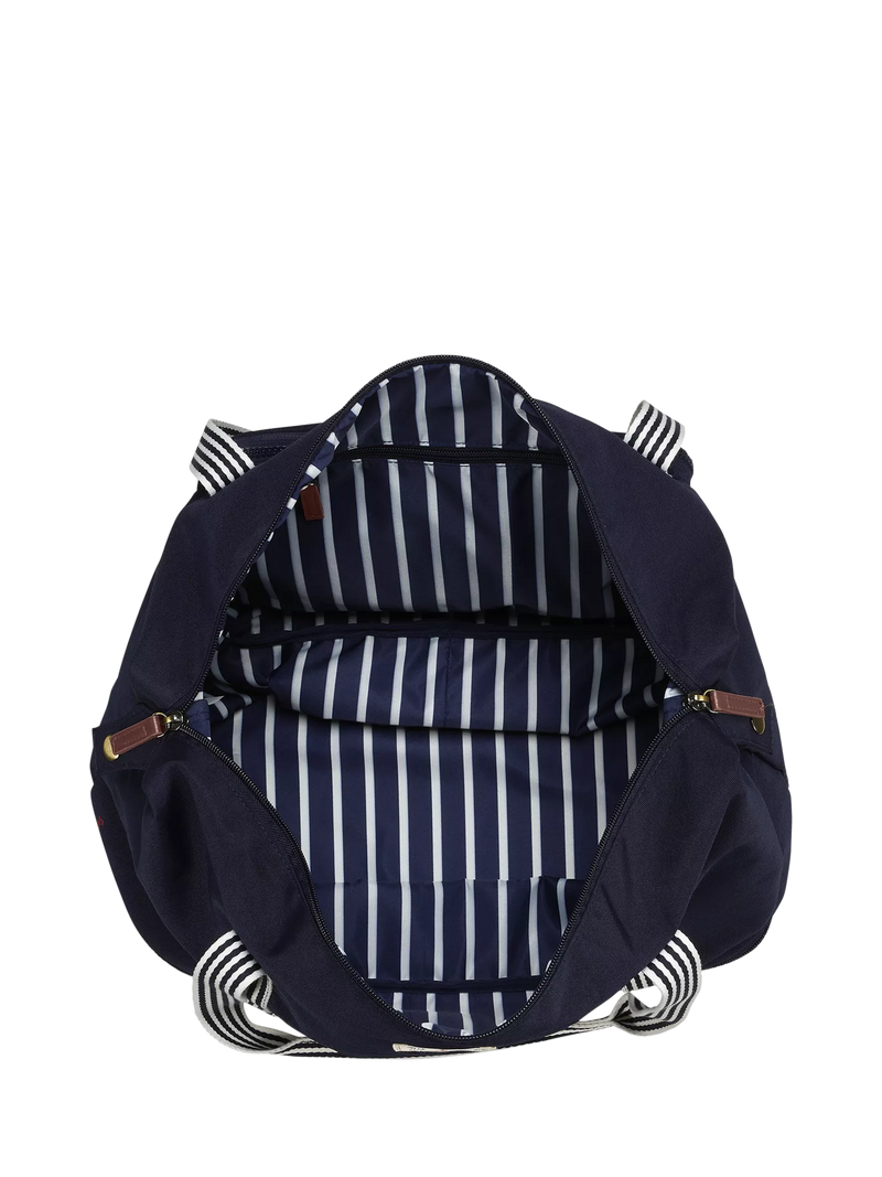 Joules packable duffle bag French Navy recycled polyester - British product