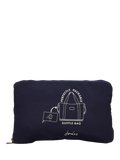 Joules packable duffle bag French Navy recycled polyester - British product
