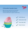 Tala pastel cupcake cases pack of 12, UK version