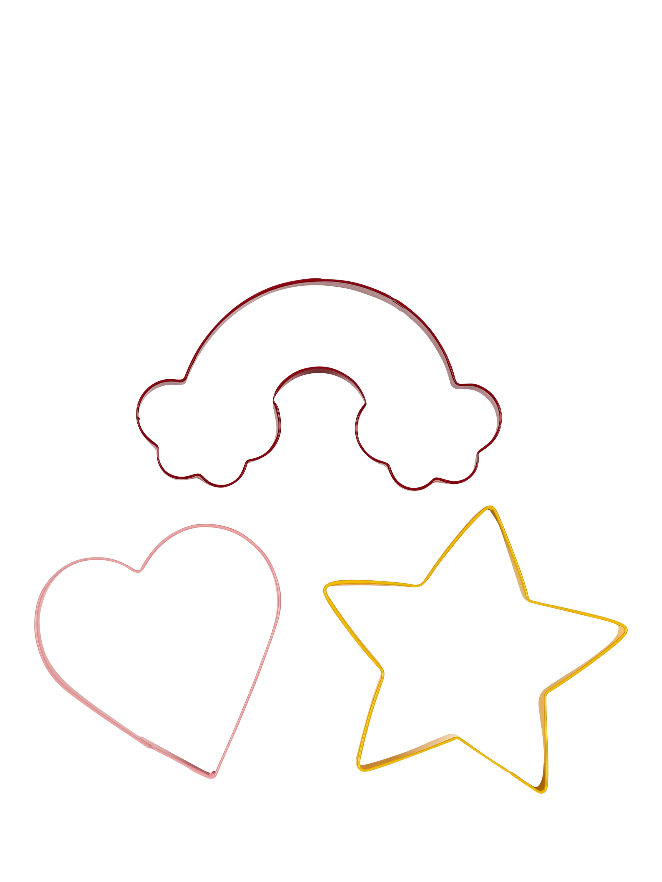 Tala love cookie cutters set of 3 assorted (British brand)