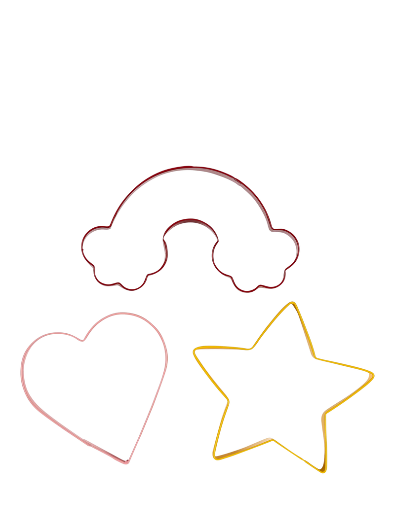 Tala love cookie cutters set of 3 assorted (British brand)