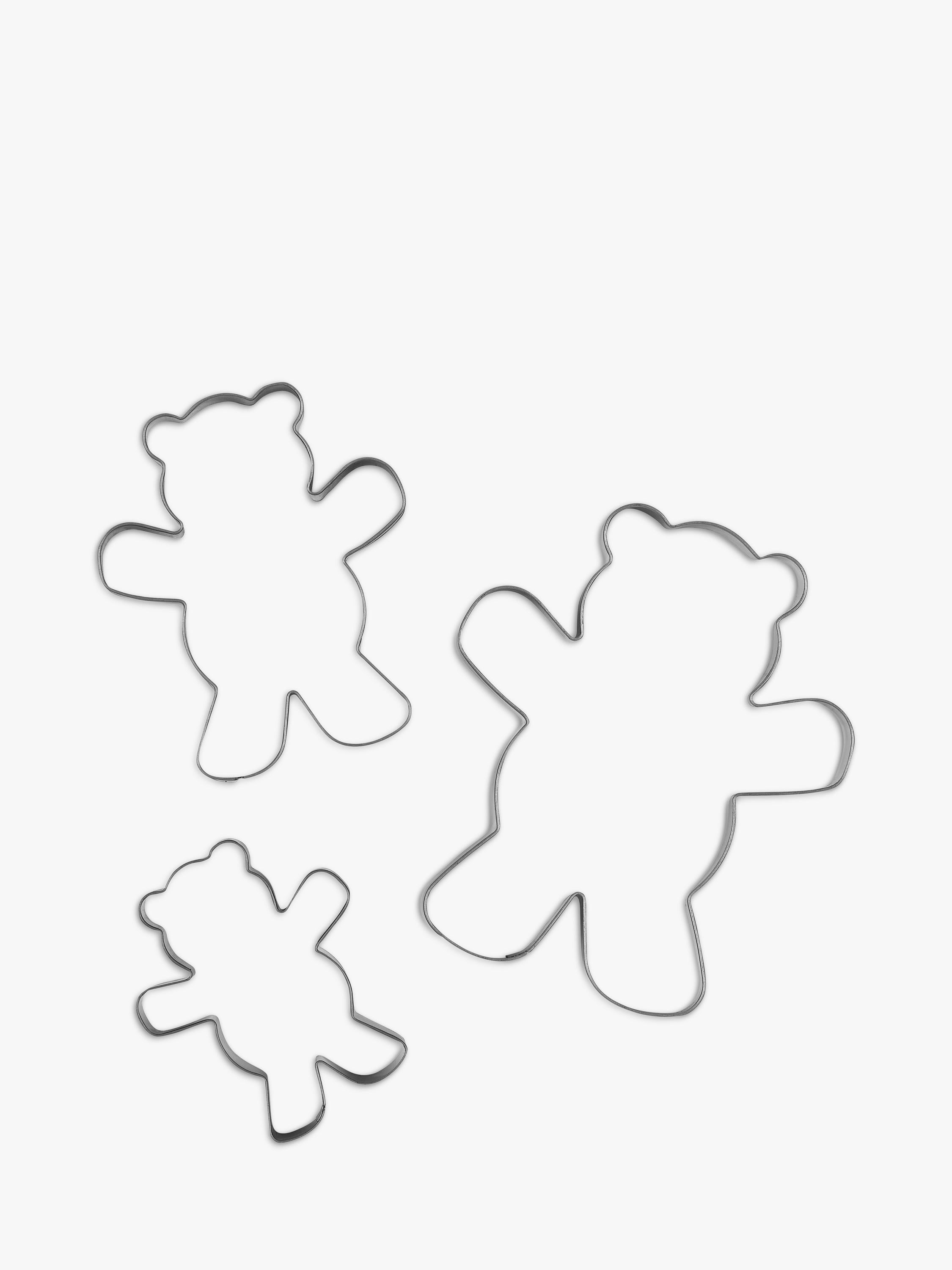 Tala teddy bear cookie cutters set of 3 - British product