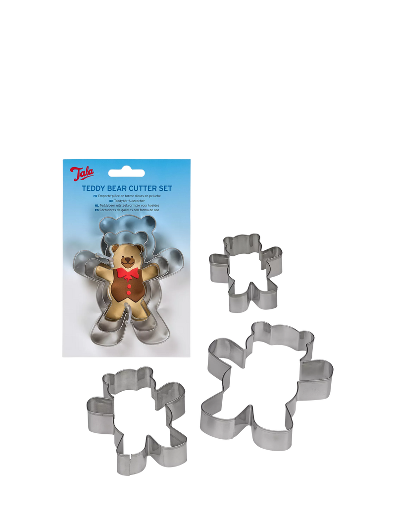 Tala teddy bear cookie cutters set of 3 - British product