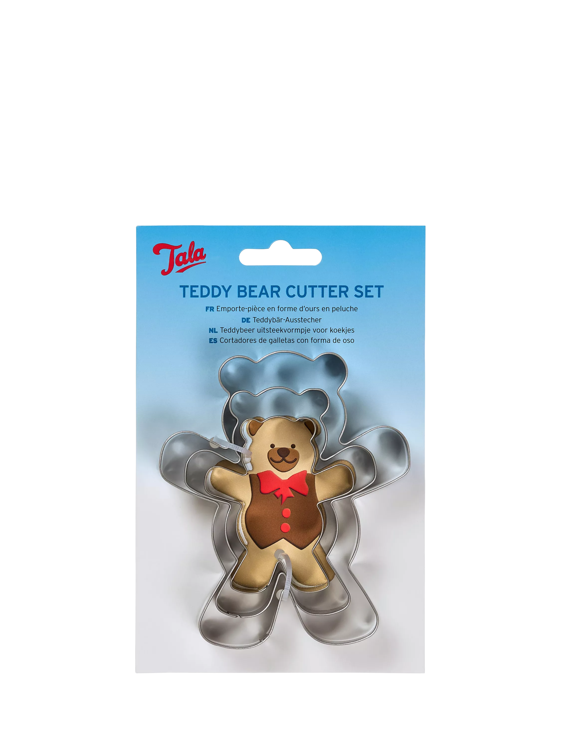 Tala teddy bear cookie cutters set of 3 - British product