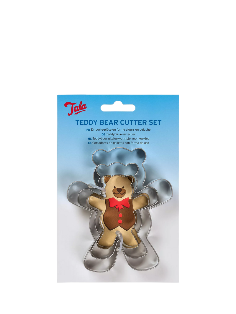 Tala teddy bear cookie cutters set of 3 - British product