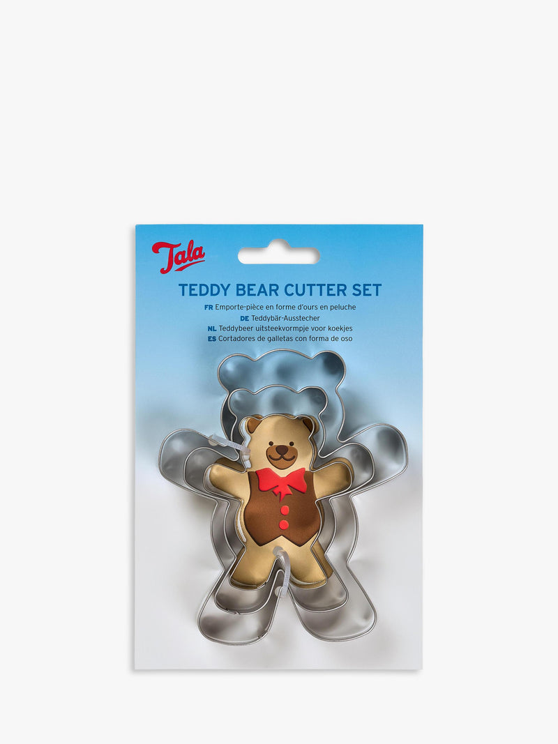 Tala teddy bear cookie cutters set of 3 - British product