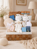Bumbles & Boo baby gift hamper with personalised card, UK version
