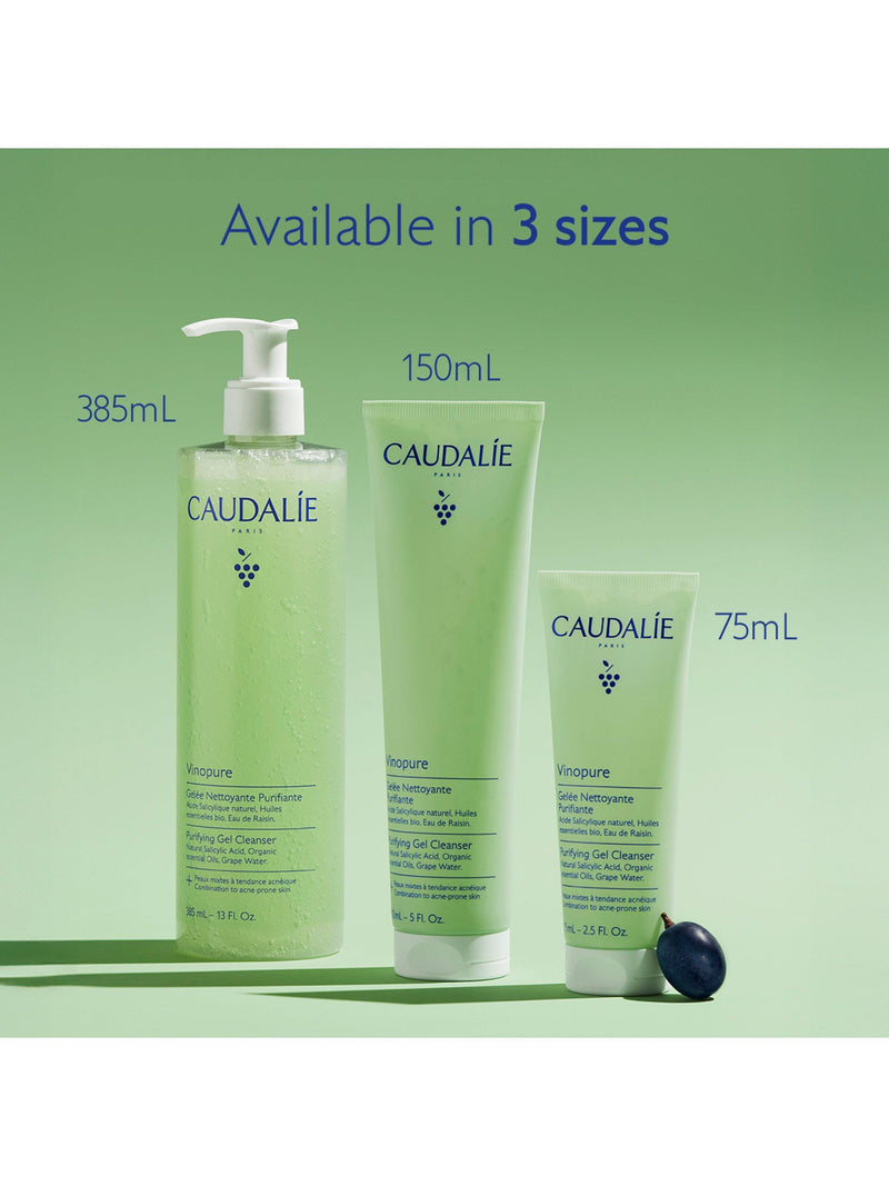 Caudalie Vinopore gel cleanser 150ml, imported from the UK
