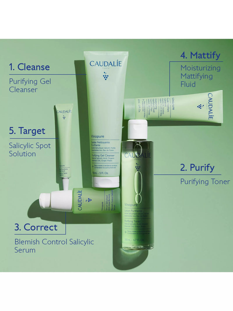 Caudalie Vinopore gel cleanser 150ml, imported from the UK