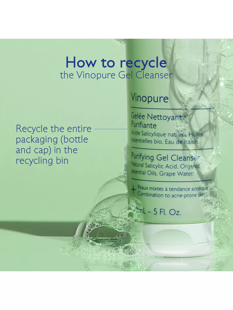 Caudalie Vinopore gel cleanser 150ml, imported from the UK