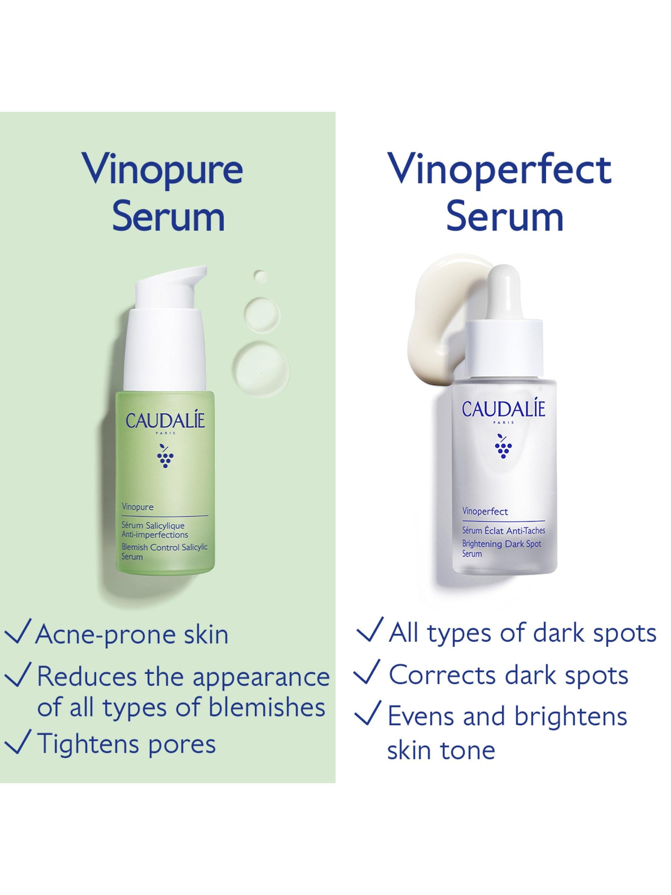 Caudalie Vinopure natural salicylic acid serum 30ml, UK version