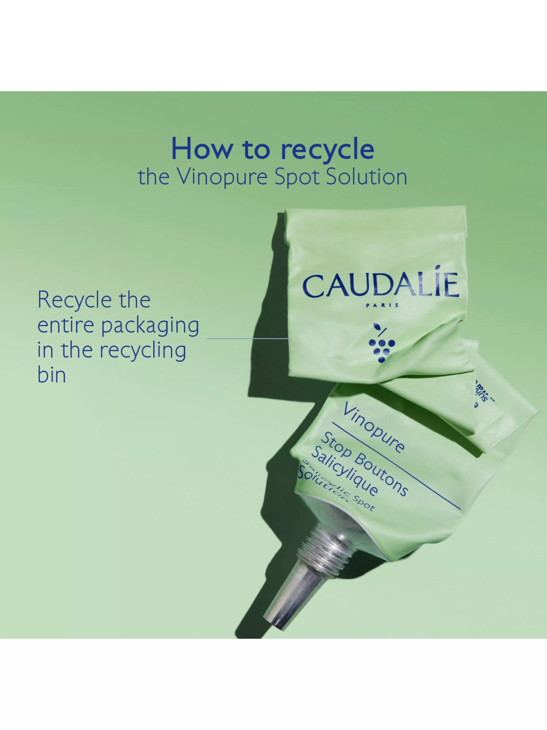 Caudalie Vinopure spot treatment 15ml, imported from the UK
