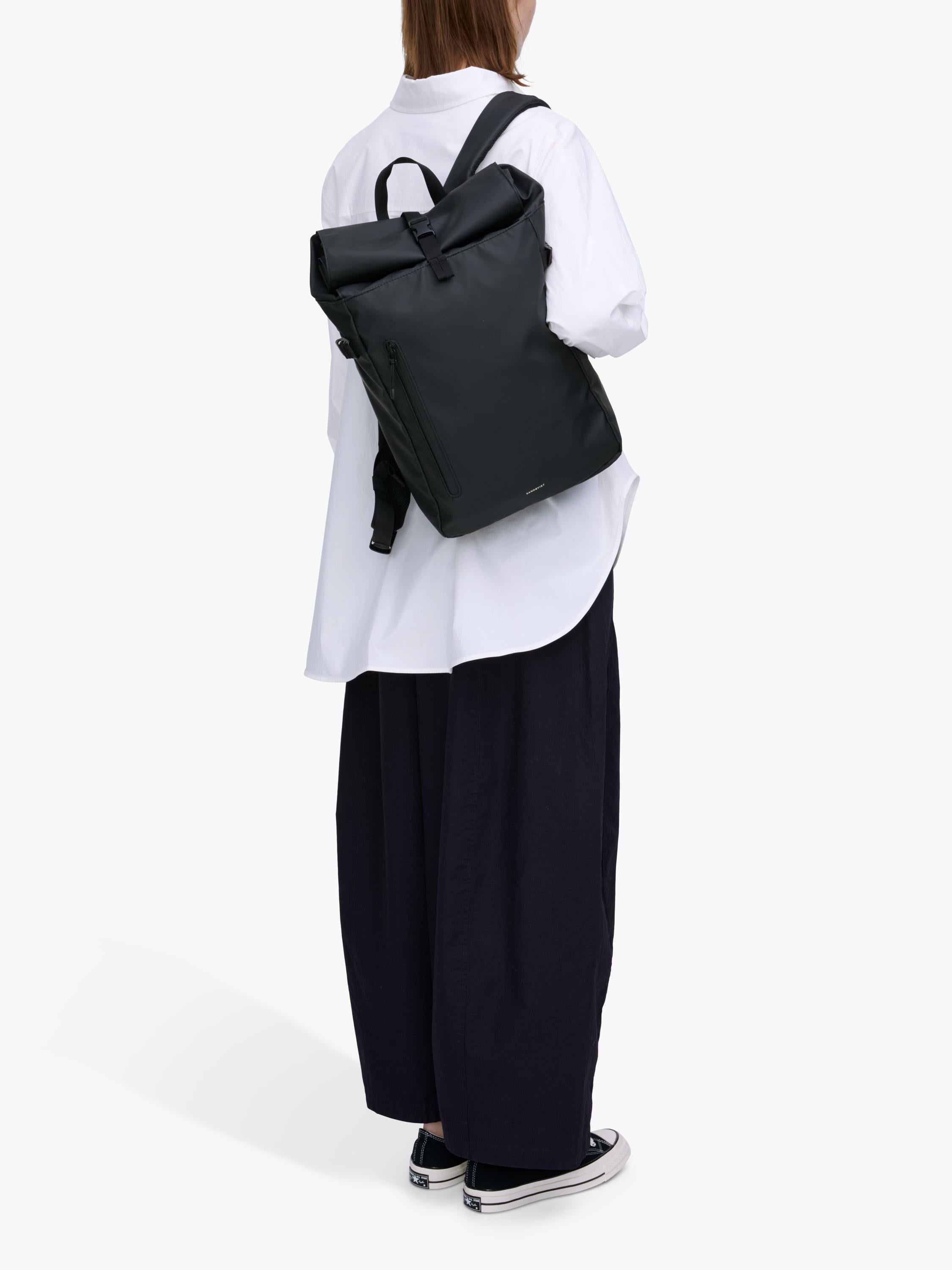 Sandqvist Stream 14-inch laptop rolltop backpack 20L, imported from the UK