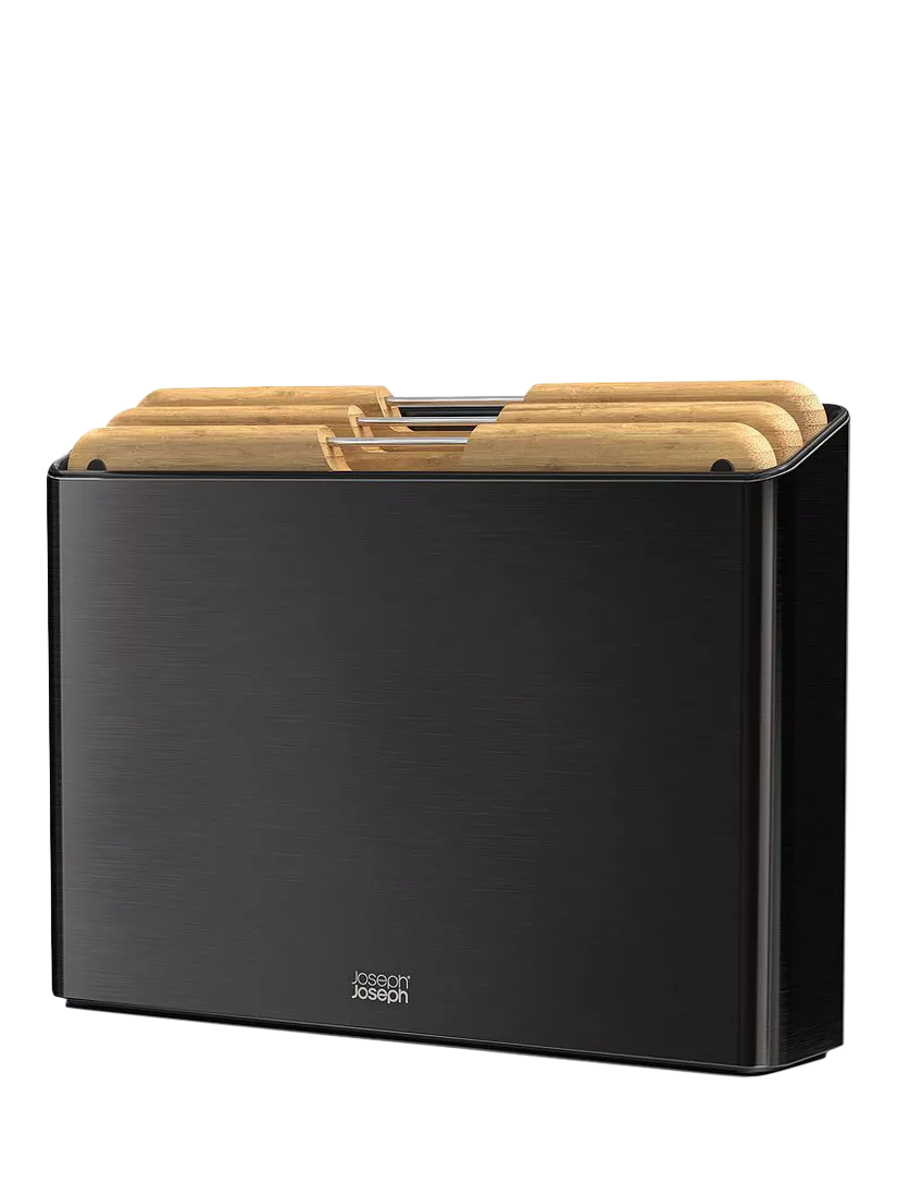 Joseph Joseph Folio bamboo chopping board set black - British product