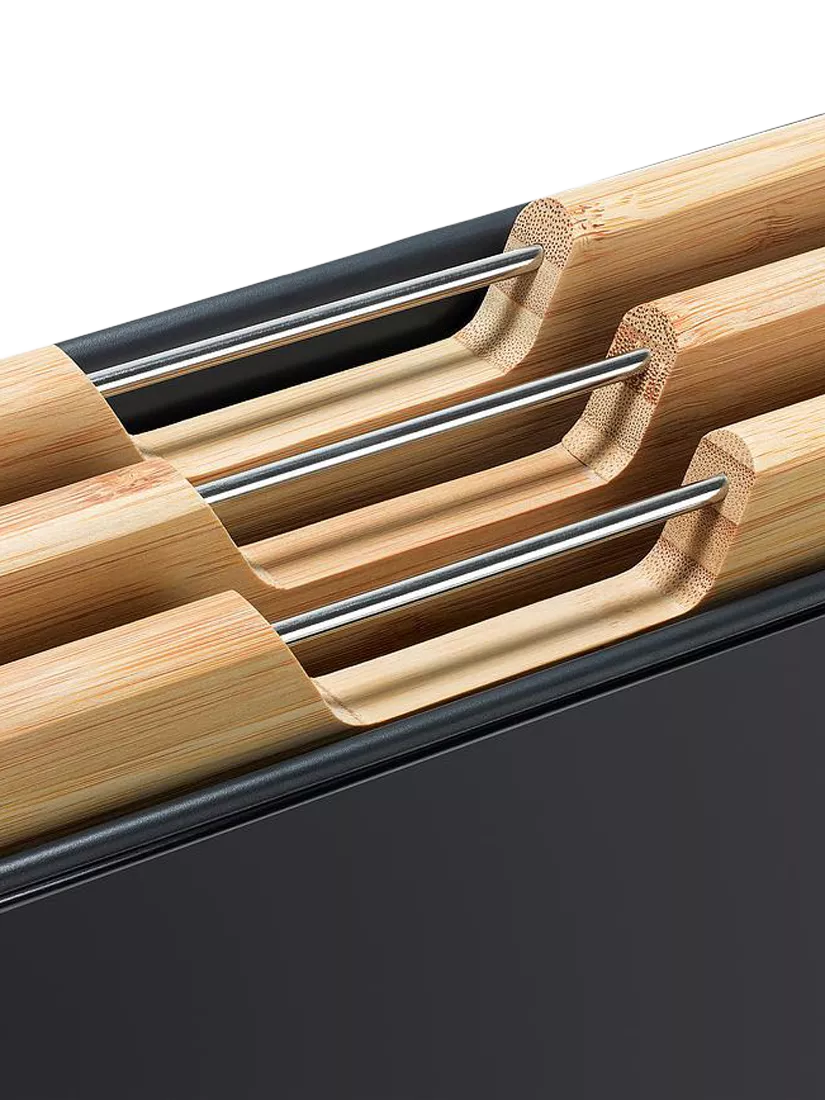 Joseph Joseph Folio bamboo chopping board set black - British product