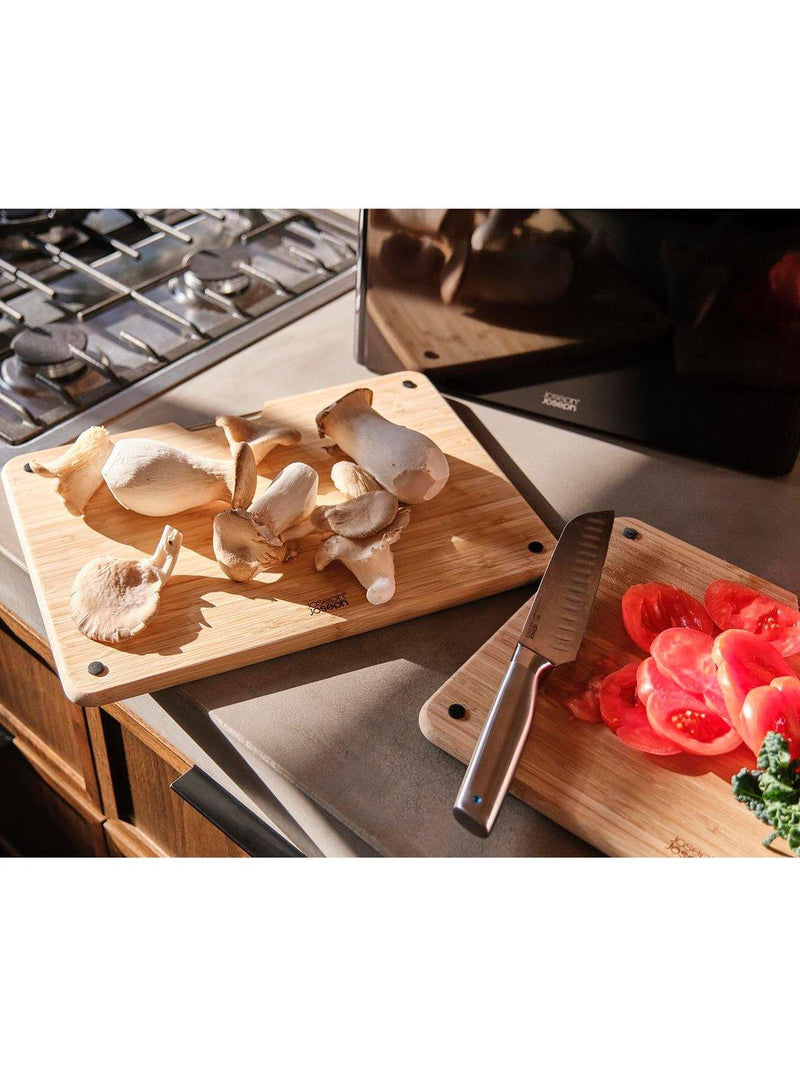 Joseph Joseph Folio bamboo chopping board set black - British product