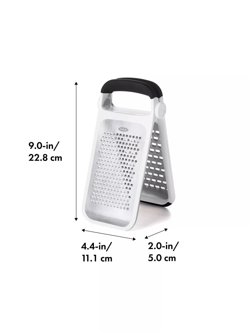 OXO Good Grips etched folding double grater - British product