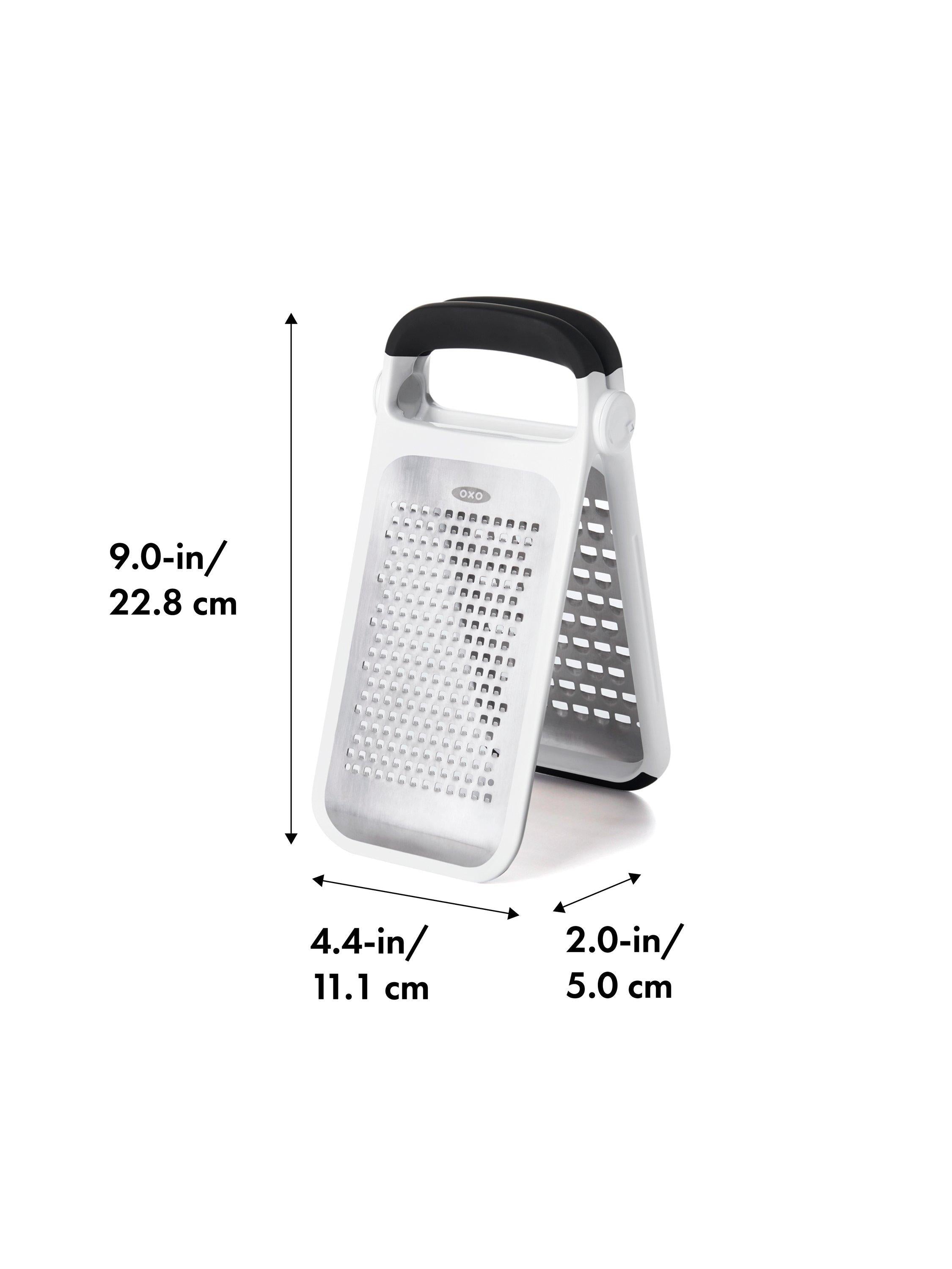 OXO Good Grips etched folding double grater - British product