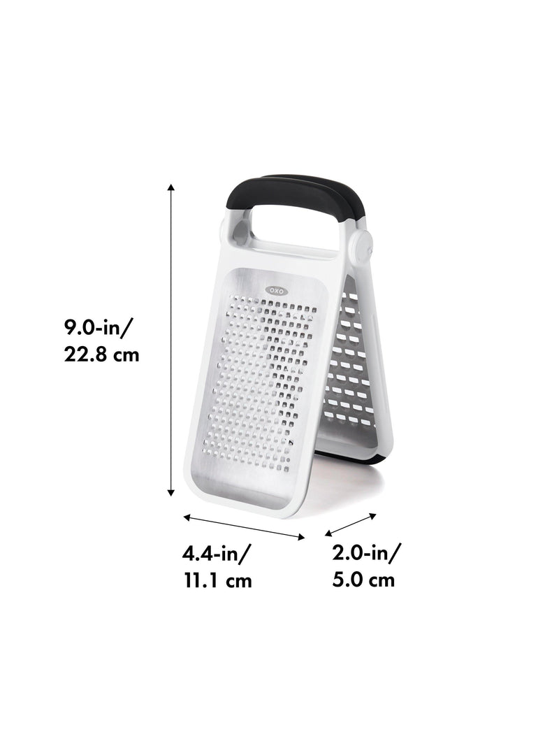 OXO Good Grips etched folding double grater - British product