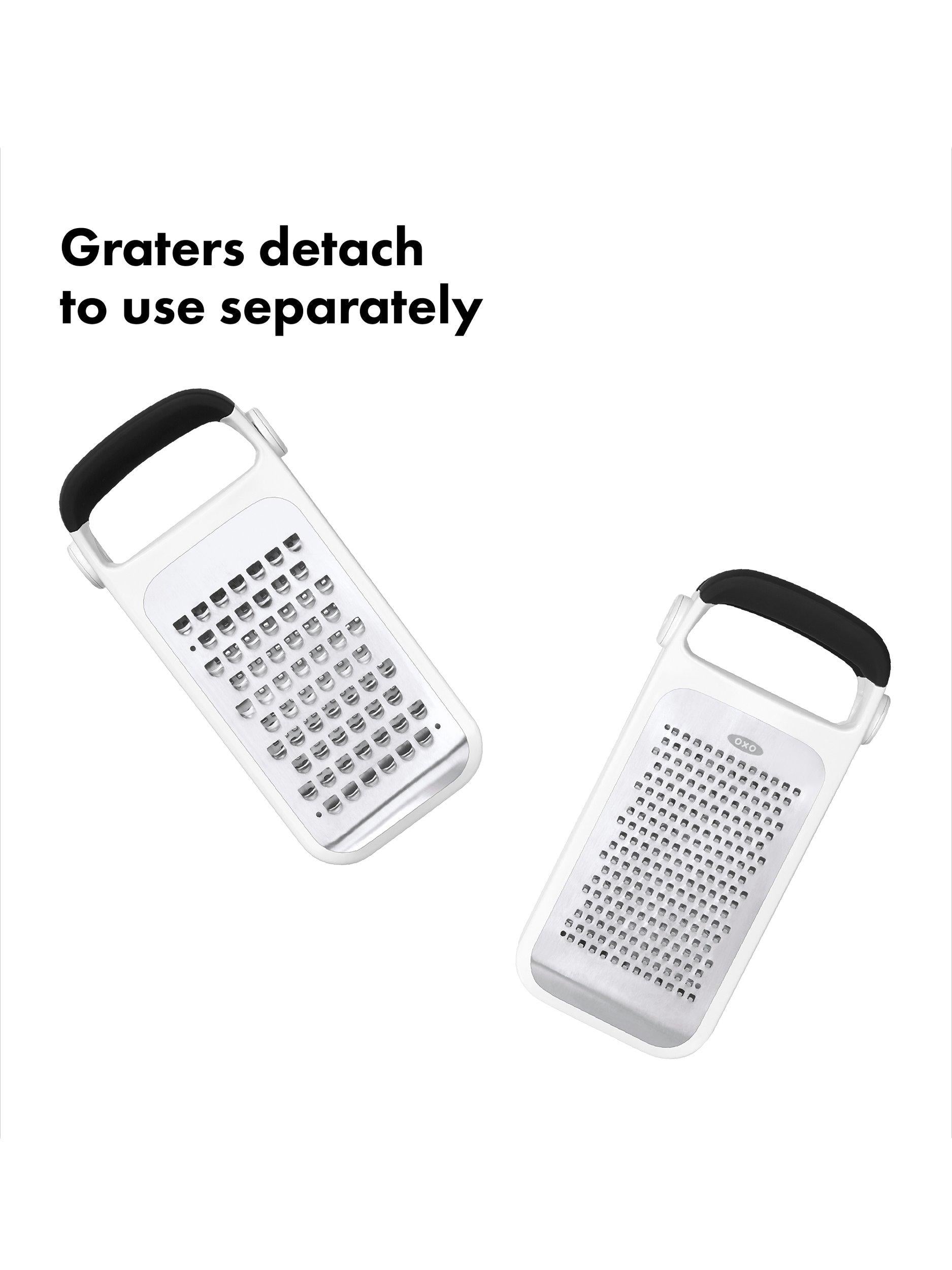OXO Good Grips etched folding double grater - British product