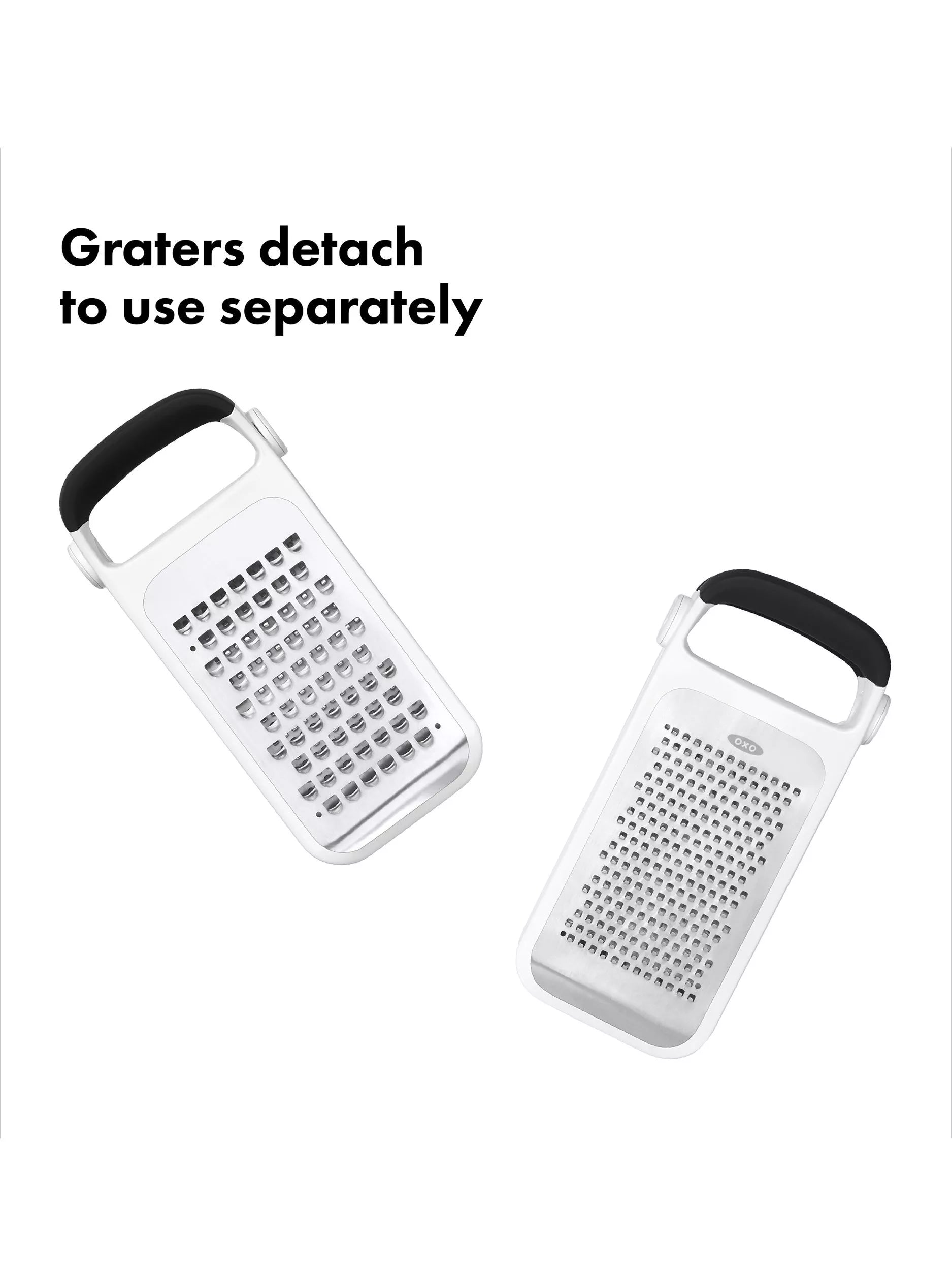 OXO Good Grips etched folding double grater - British product