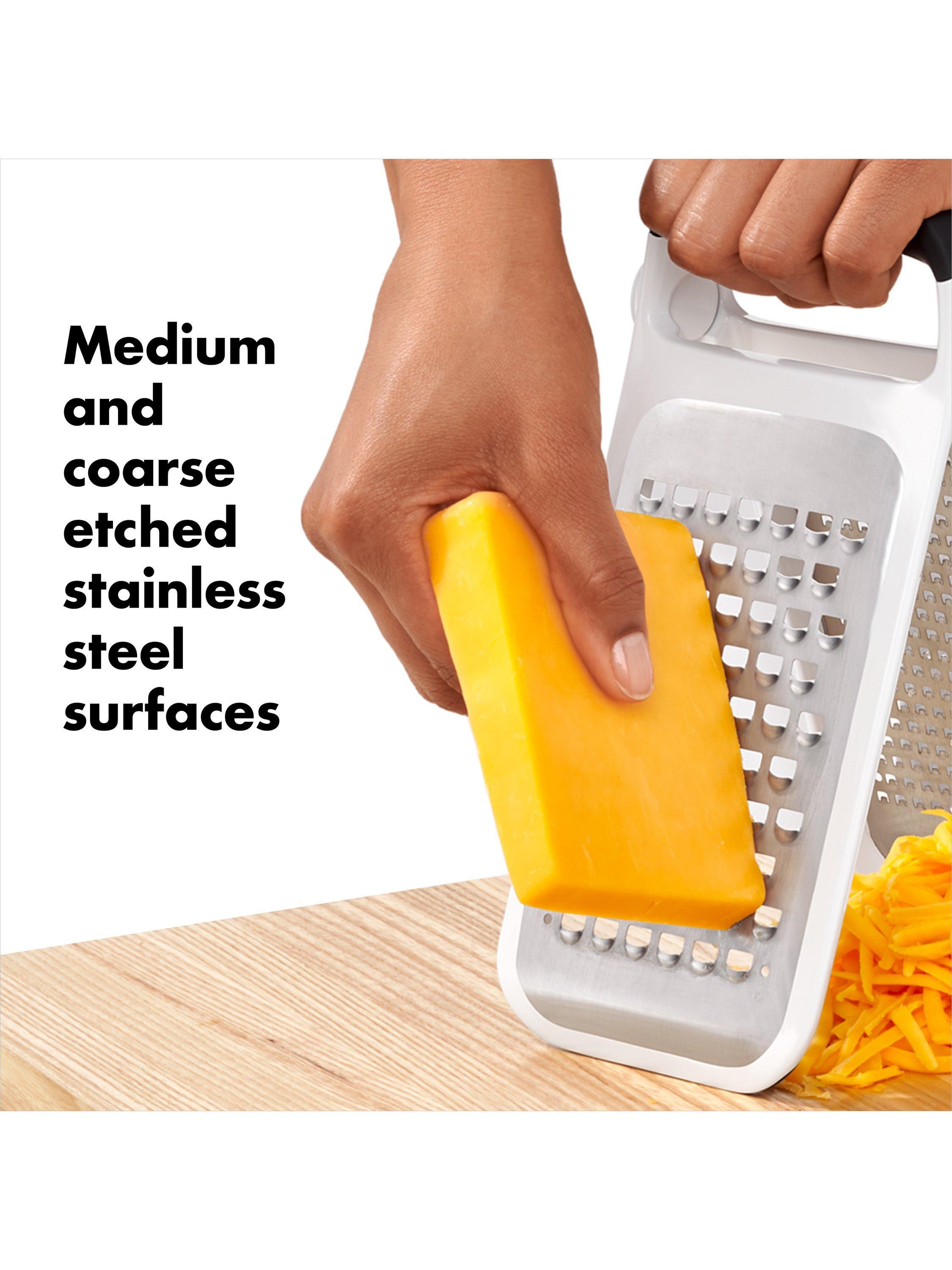 OXO Good Grips etched folding double grater - British product