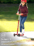 Micro Scooters Maxi Deluxe LED scooter red, imported from the UK