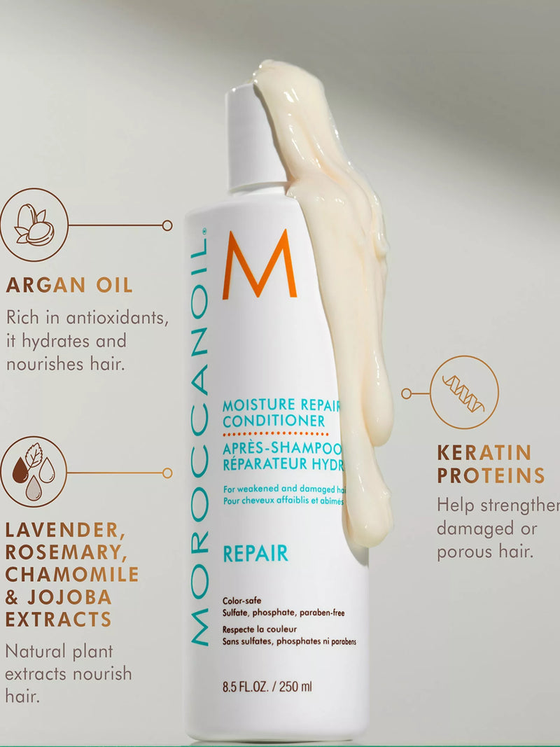 Moroccanoil Moisture Repair gift set shampoo conditioner mask - British product
