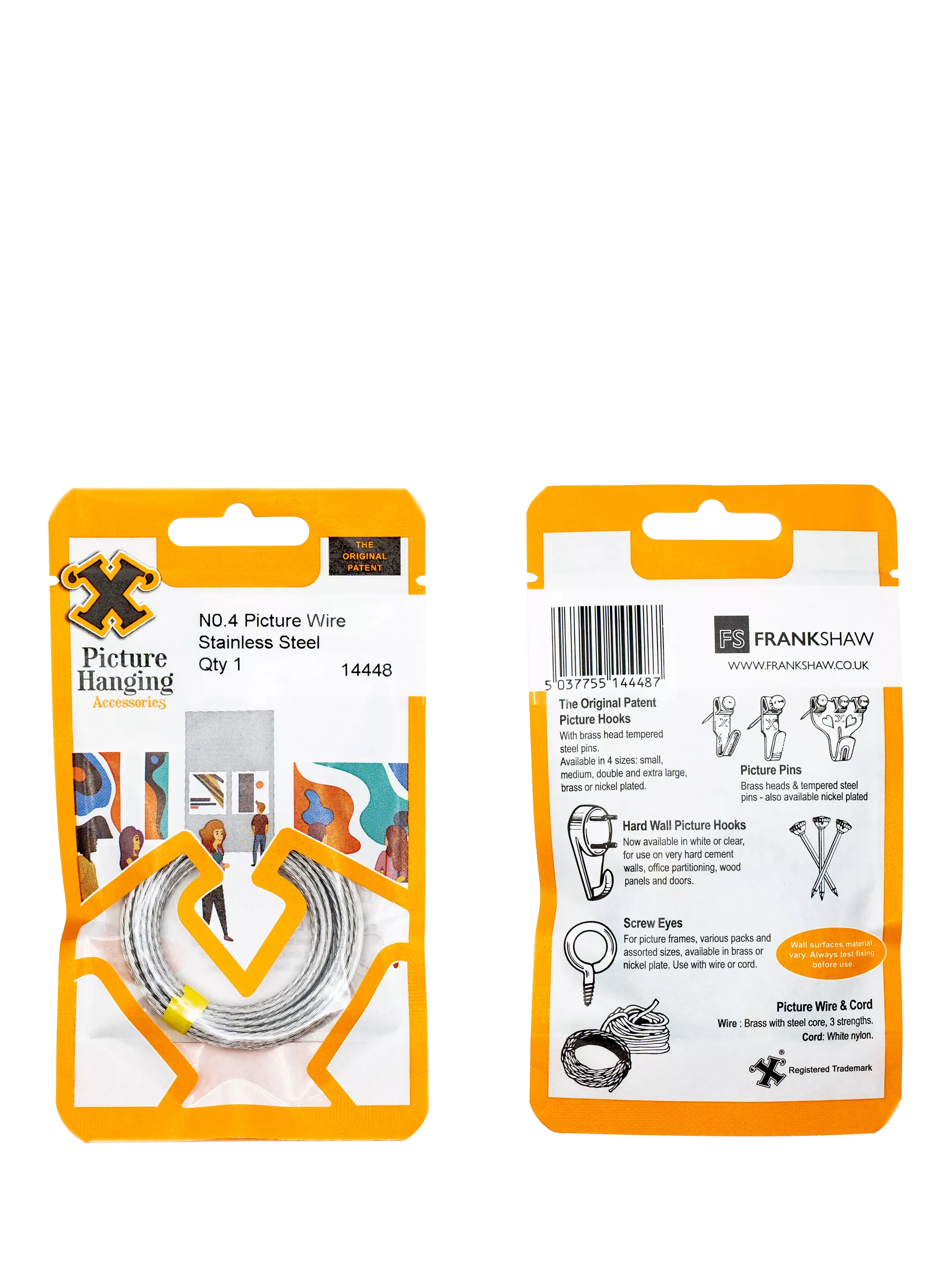 Frank Shaw picture hanging wire 3m stainless steel imported from the UK