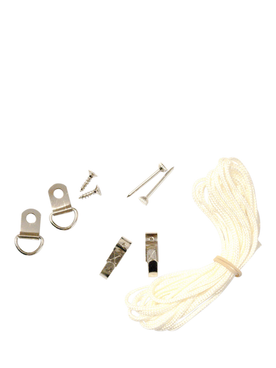 John Lewis Frank Shaw Picture Hanging Kit Nickel- Buy online at McGrocer