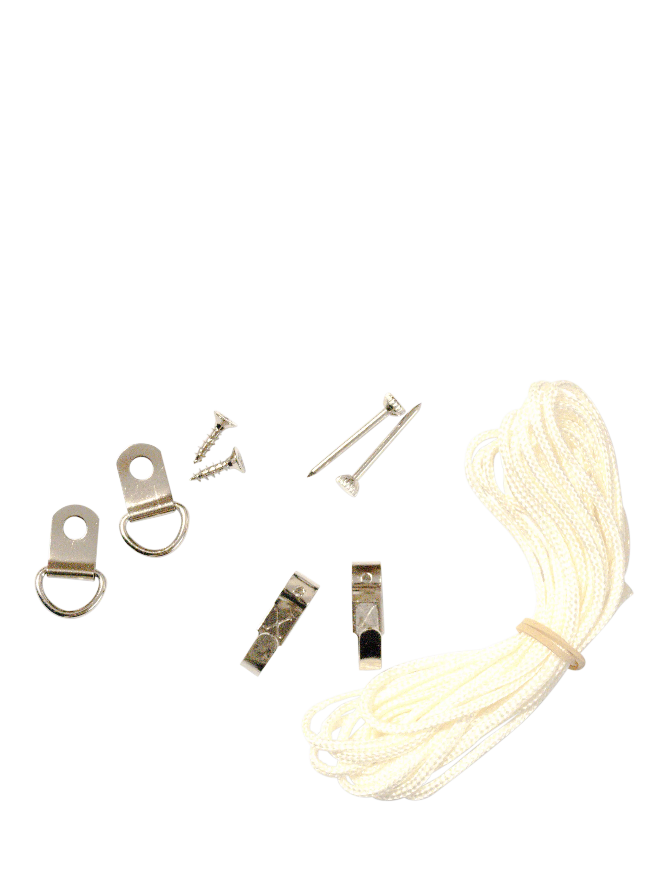 Frank Shaw Picture Hanging Kit Nickel (British brand)
