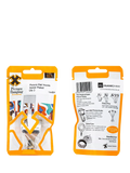 Frank Shaw picture rail hooks pack of 2 nickel plated, imported from the UK