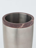 John Lewis Icon wine cooler with stainless steel and red marble, imported from the UK