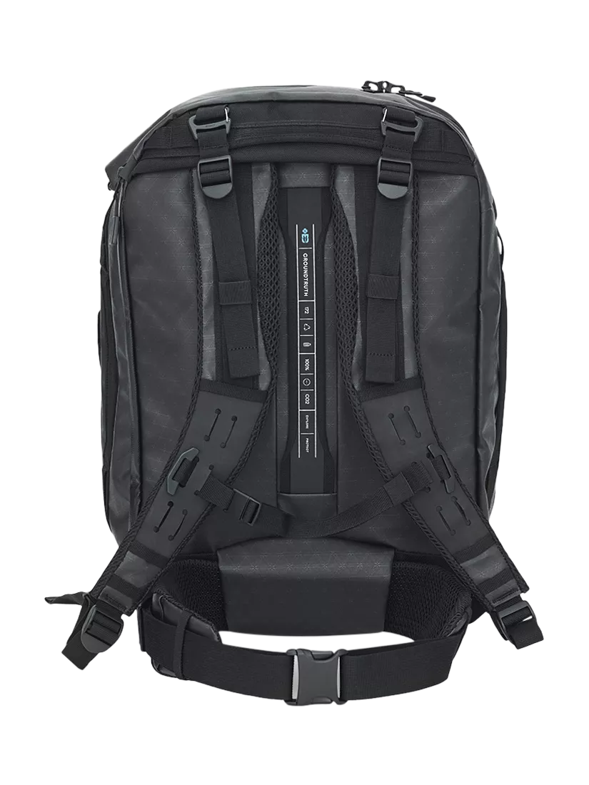 GROUNDTRUTH RIKR 38L duffle bag eco x-black (British brand)