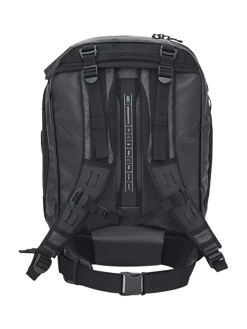 GROUNDTRUTH RIKR 38L duffle bag eco x-black (British brand)