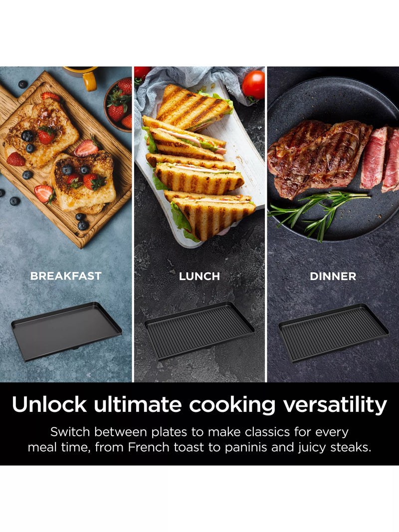Ninja Sizzle Pro XL electric grill flat plate, UK version