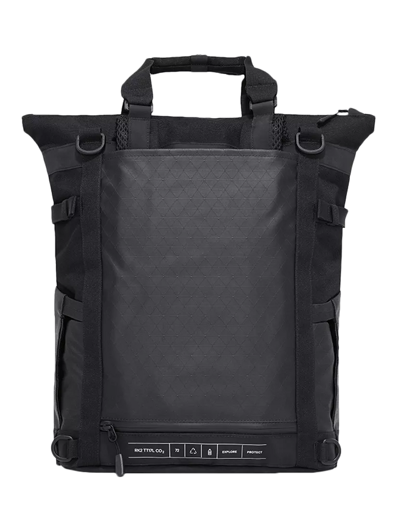 GROUNDTRUTH RIKR Technical Laptop Tote Backpack Eco-x Black 17L (British brand)
