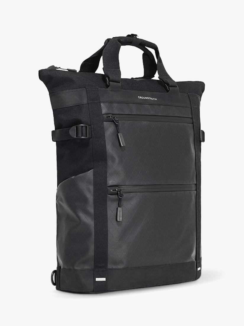GROUNDTRUTH RIKR Technical Laptop Tote Backpack Eco-x Black 17L (British brand)