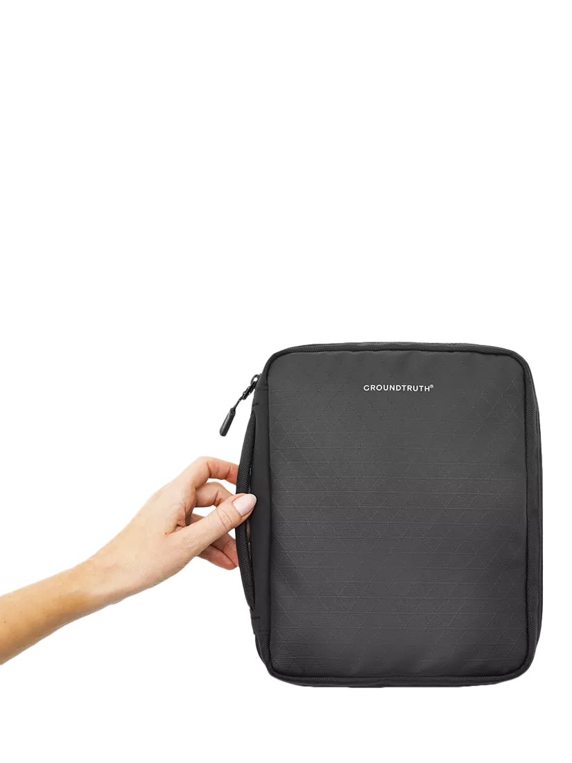 GROUNDTRUTH RIKR Tech Pouch Eco-x Black (British brand)