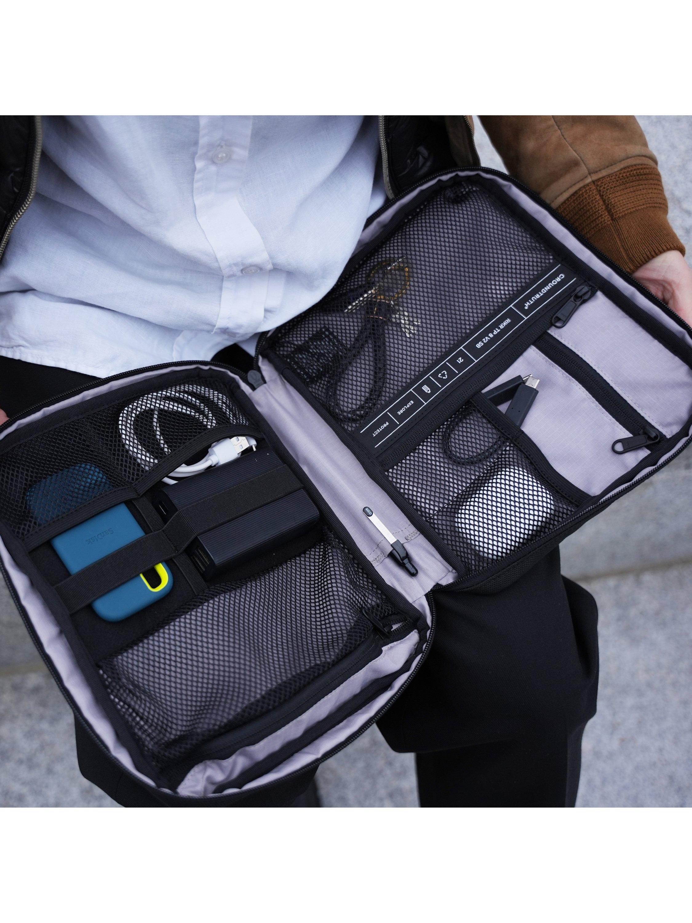 GROUNDTRUTH RIKR Tech Pouch Eco-x Black (British brand)