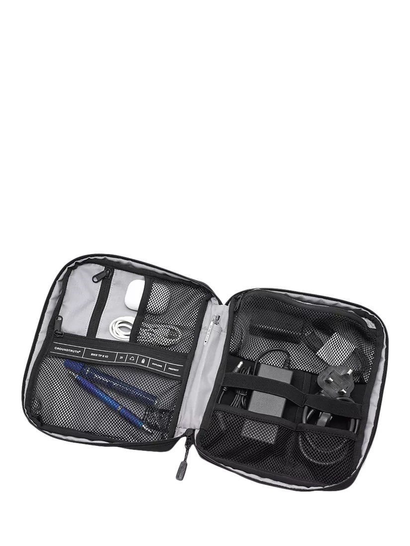 GROUNDTRUTH RIKR Tech Pouch Voyage Blue, imported from the UK