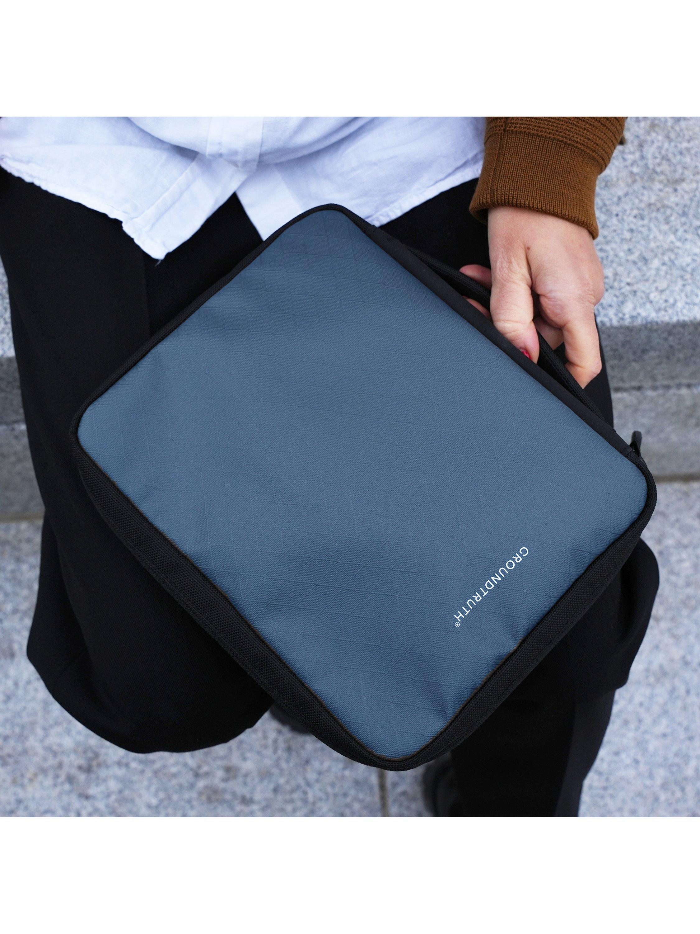 GROUNDTRUTH RIKR Tech Pouch Voyage Blue, imported from the UK