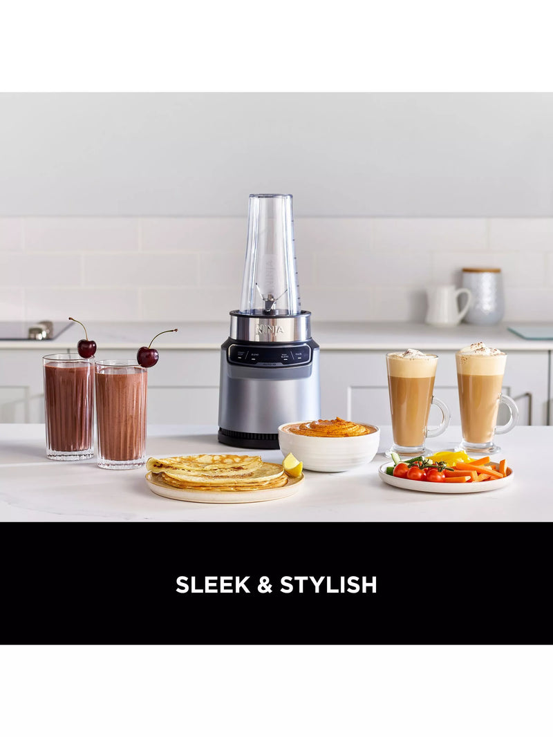 Ninja BN500UK blender and food processor 700ml silver, UK version