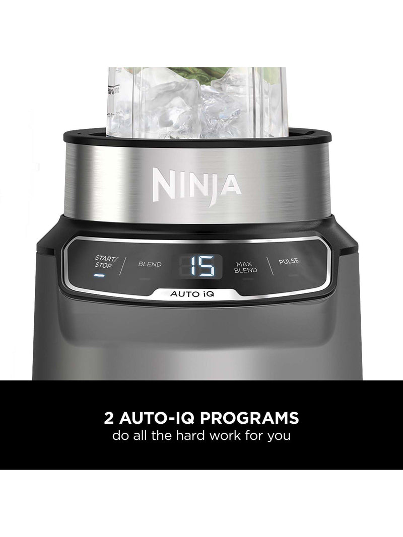 Ninja BN500UK blender and food processor 700ml silver, UK version