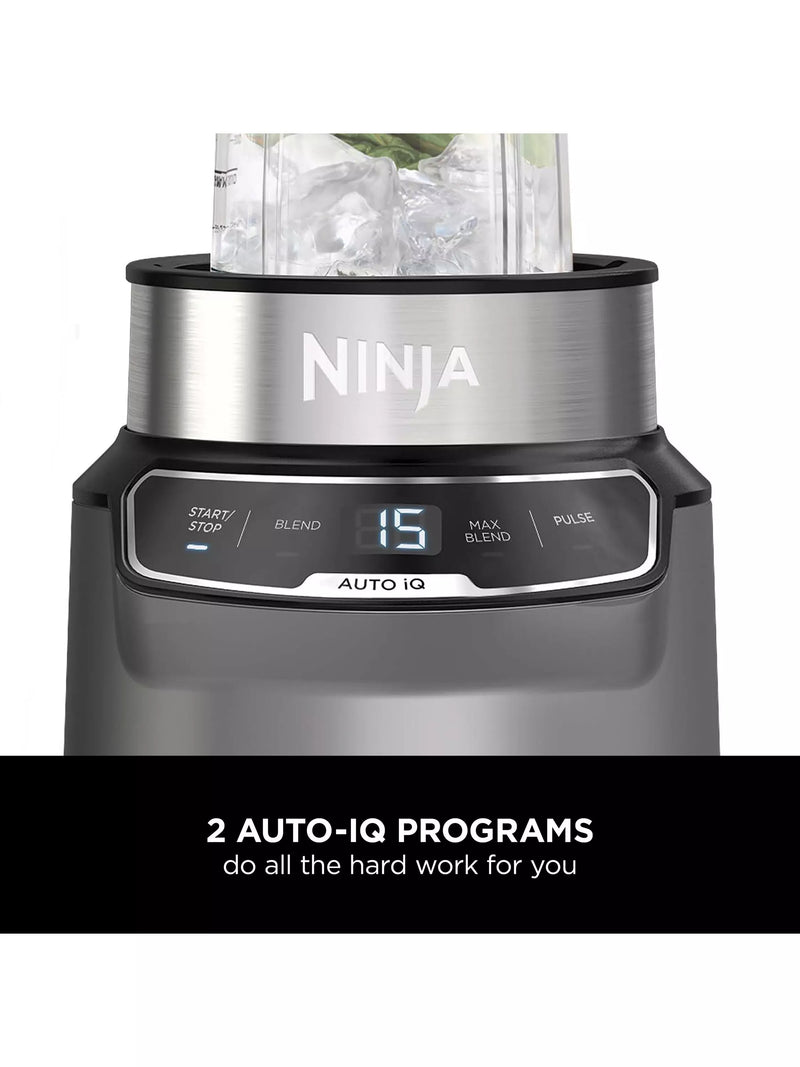Ninja BN500UK blender and food processor 700ml silver, UK version