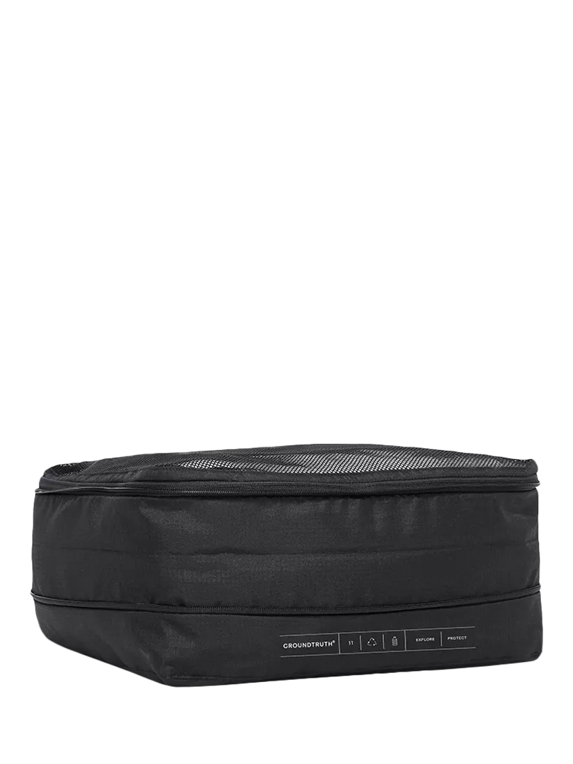 GROUNDTRUTH packing cubes set of 2 black, imported from the UK