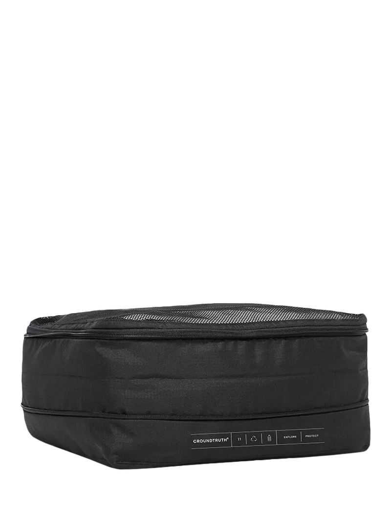 GROUNDTRUTH packing cubes set of 2 black, imported from the UK