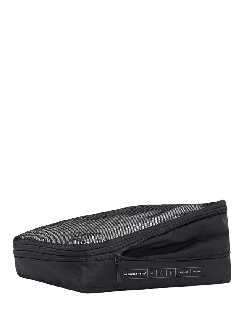 GROUNDTRUTH packing cubes set of 2 black, imported from the UK