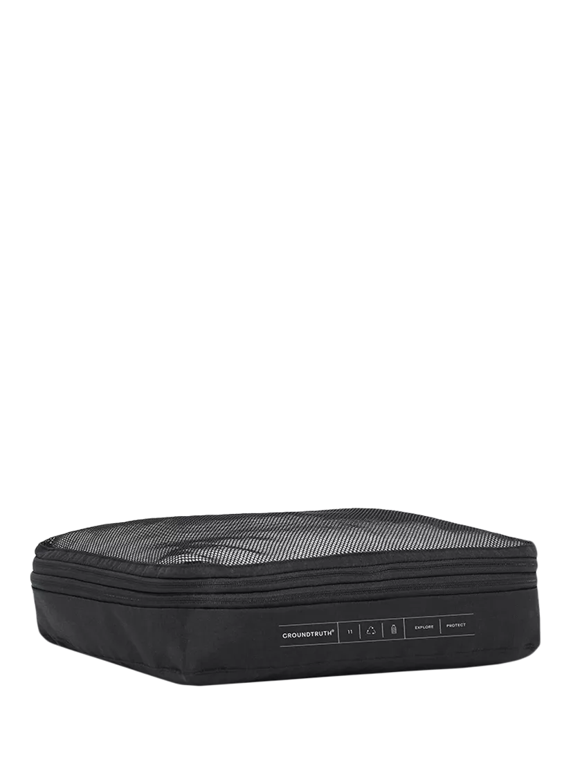 GROUNDTRUTH packing cubes set of 2 black, imported from the UK